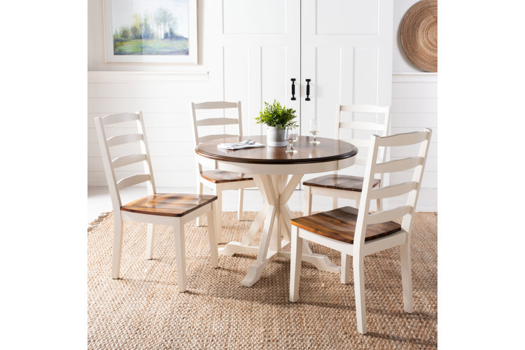 Small white table and deals chairs for kitchen